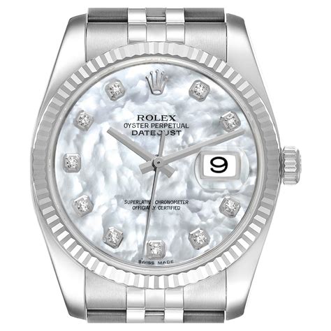 rolex style no 116234 pearl dial|Rolex datejust 36.